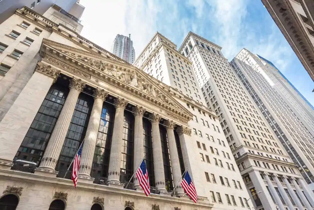 gebäude von der new york stock exchange