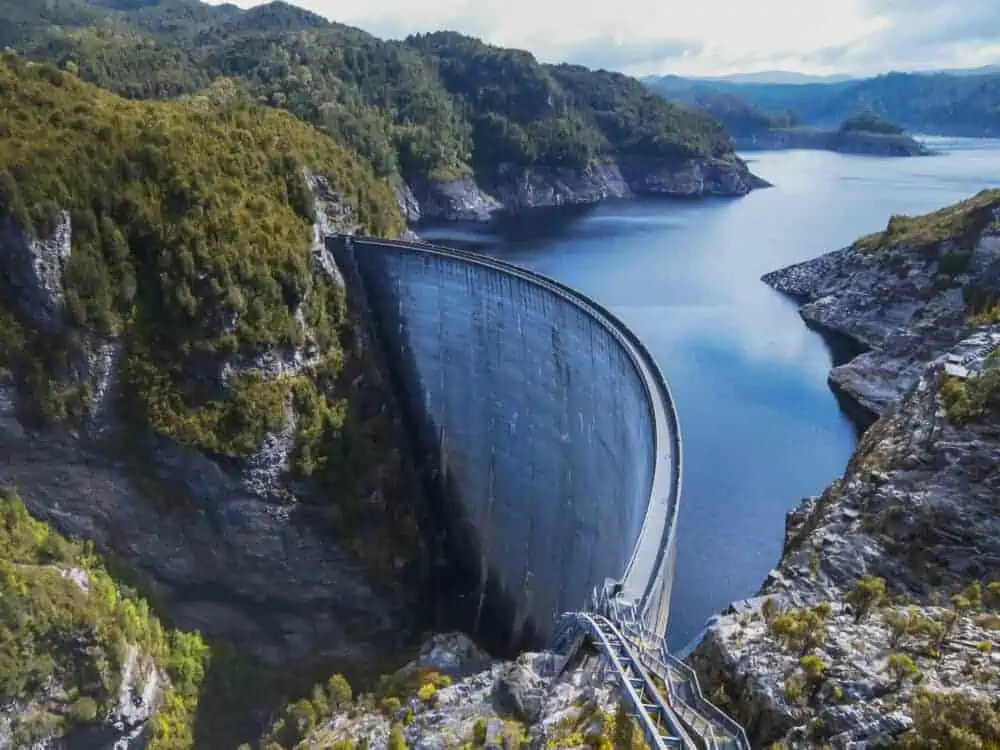 Staudamm in Tasmanien