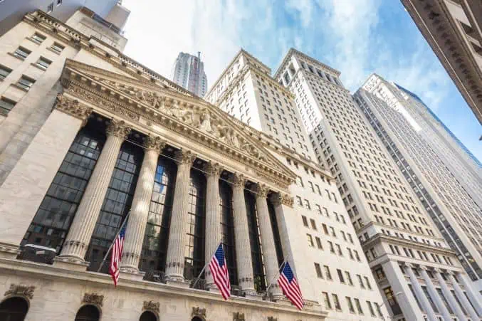 New York Stock Exchange (Nyse) Veränderung nasdaq