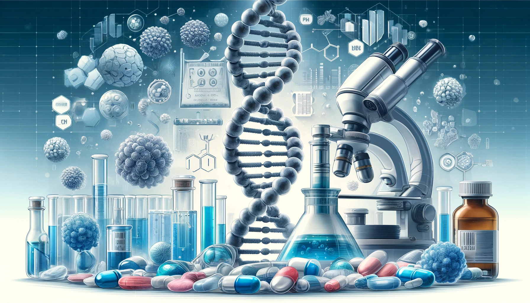 Blick auf Pharma Bio biotech branche Aktien investition biotechnologie aktien biotech sektor biotechbranche mit risiken